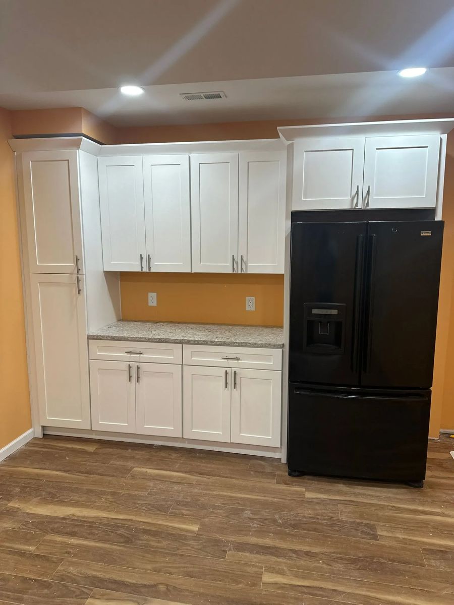 Custom cabinetry and paneling